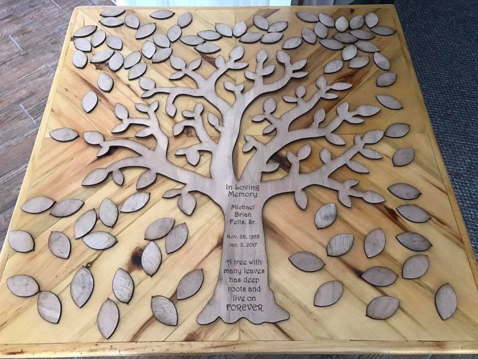 engraved memory board