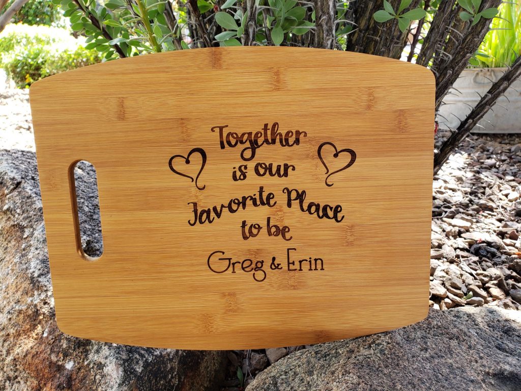 personalized cutting board